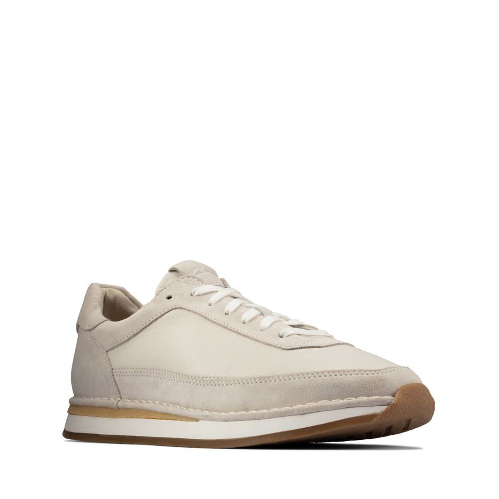 Clarks Craft Run Lace Hombre En Chile Zapatillas Clarks Blancas